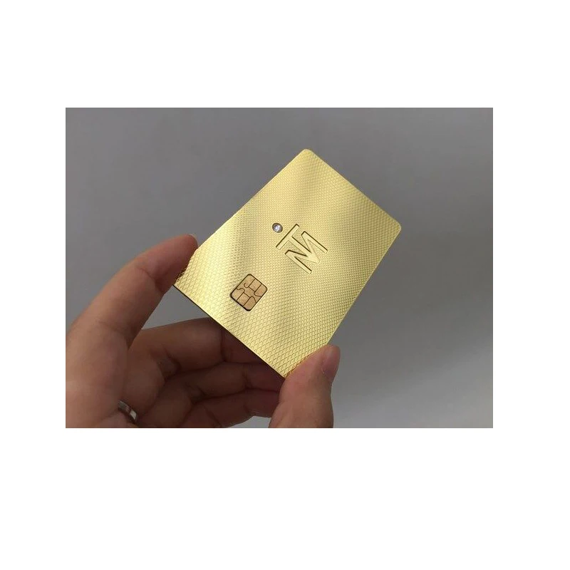 Stainless Steel Metal Chip Card