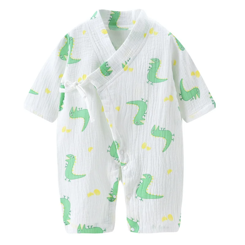 Pelele de muselina de algodón para bebé, ropa para recién nacido, manga larga, 0 a 24M