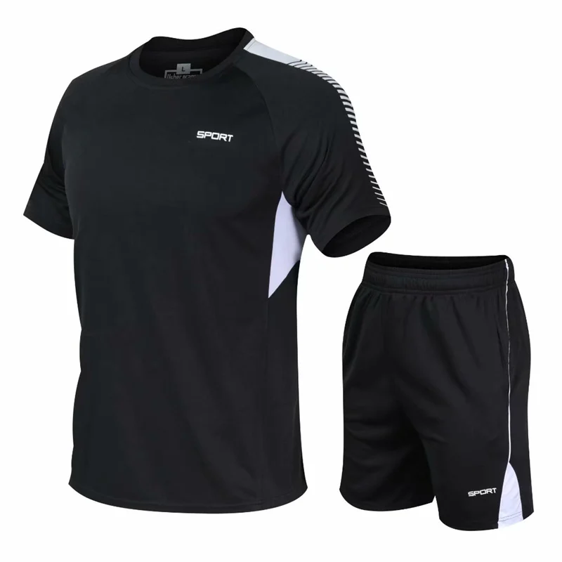 Completi da corsa per bambini adulti completi da allenamento per bambini divise da allenamento per calcio da uomo maglia da calcio kit manica corta