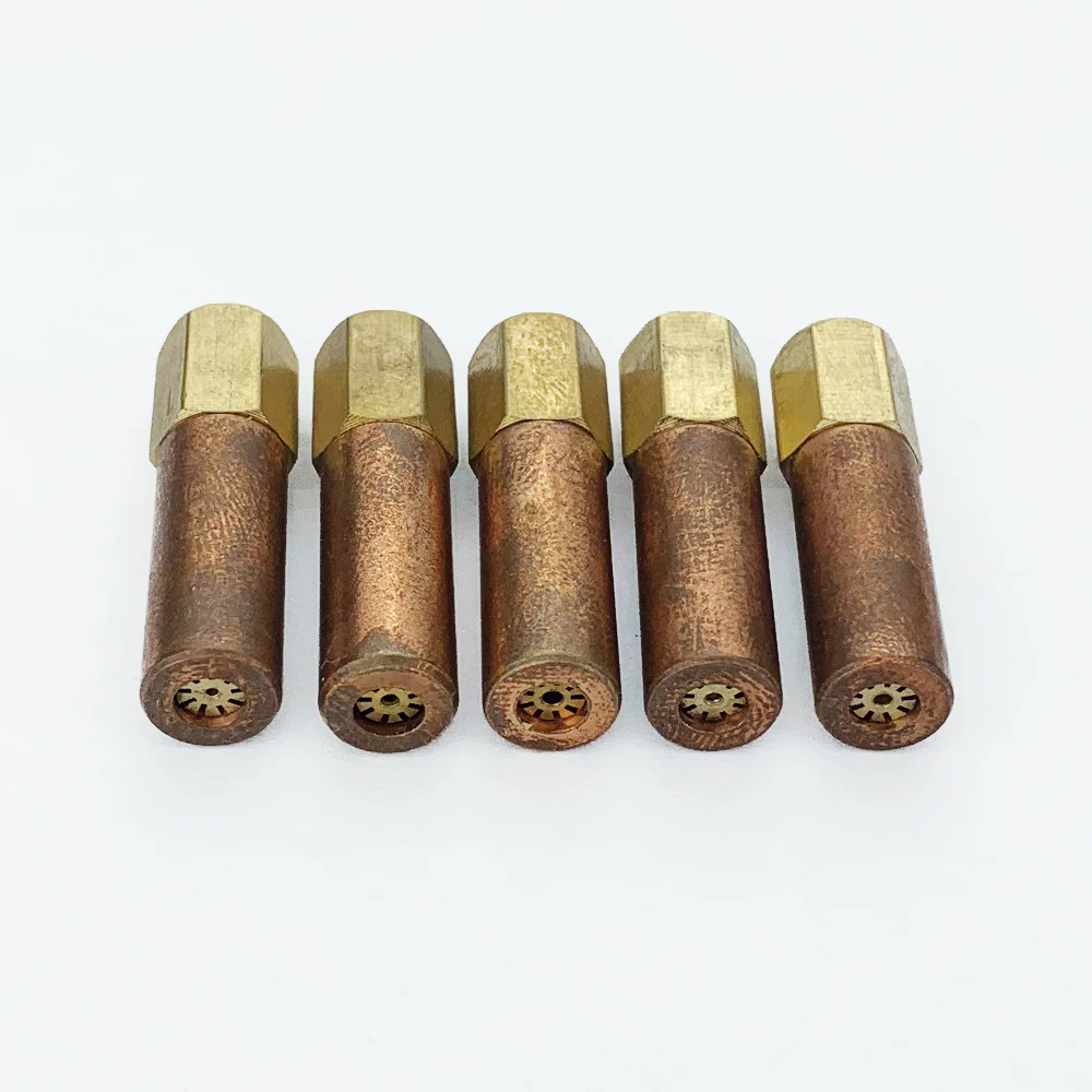 5PCS H01-5 Gas Brazing Torch Nozzle Oxygen Propane  Liquified Gas for Steel Copper Aluminum Solder Welding Torch