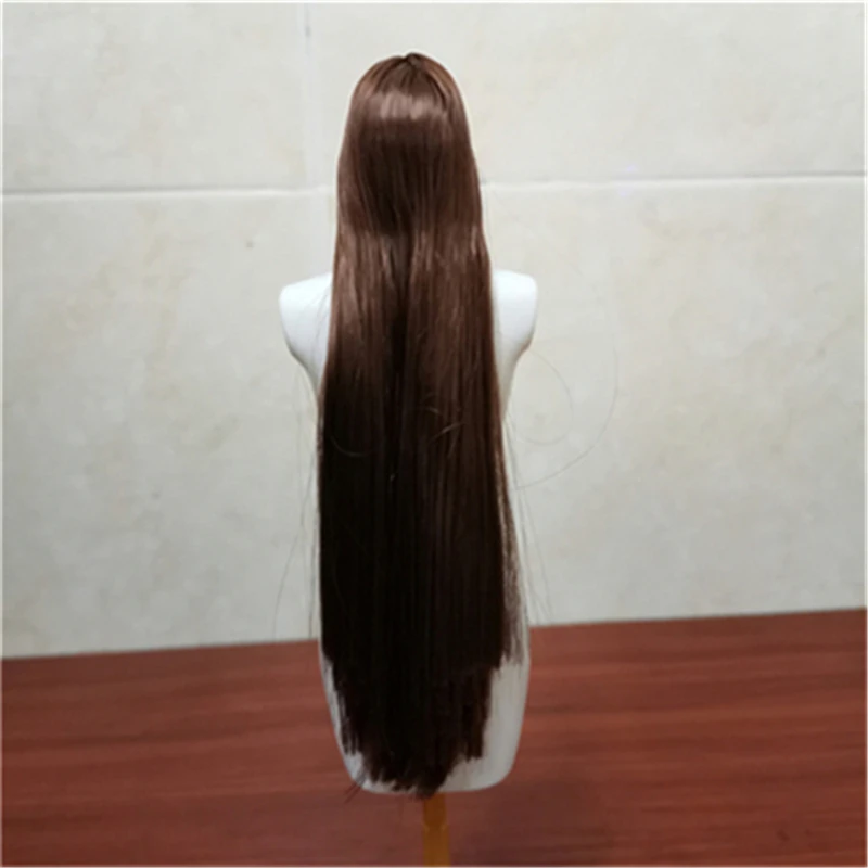 16 Colors 1/6 Scale Long Straight Hair Wig Woman Hair Wig 2.0 for 12 inch Woman Head Sculpt