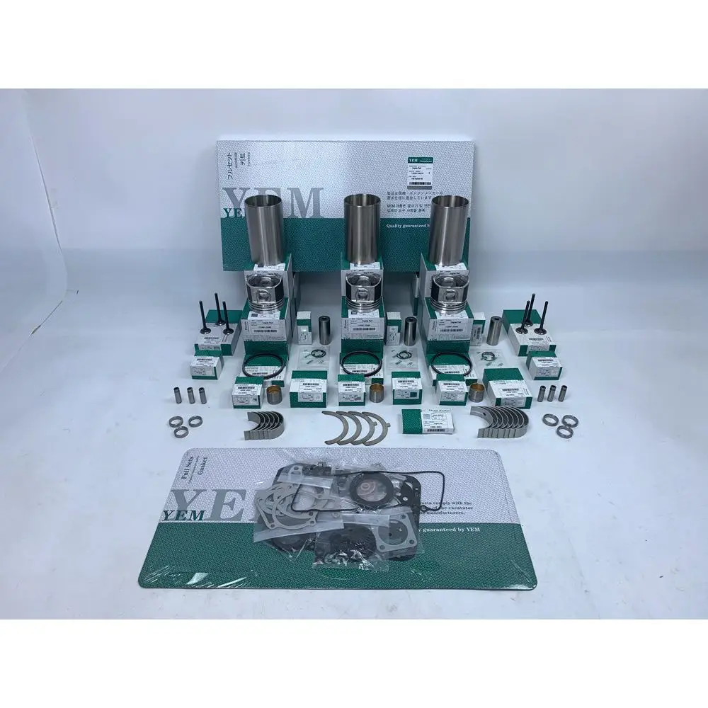 

New Aftermaket Engine Part 3TNE84 Repair Kit With Head Gasket Set Cylinder Piston Rings Liner Bearing Valves For Yanmar