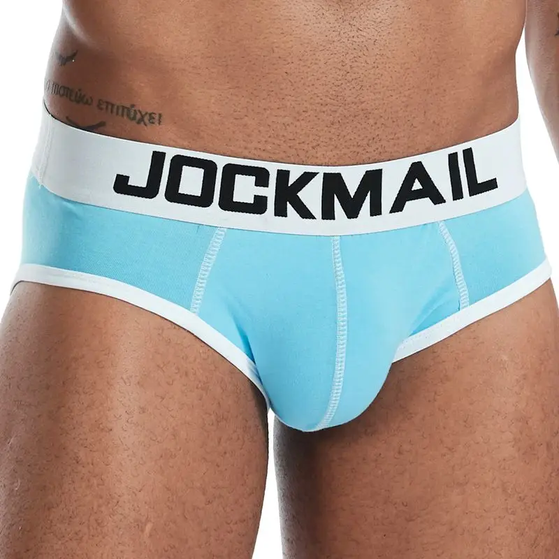 Jockmail 2020 New Shorts Sexy Men Underwear Men Briefs Cotton Underpants Gay Mens briefs Cuecas Men Brief Bikini Man Srting