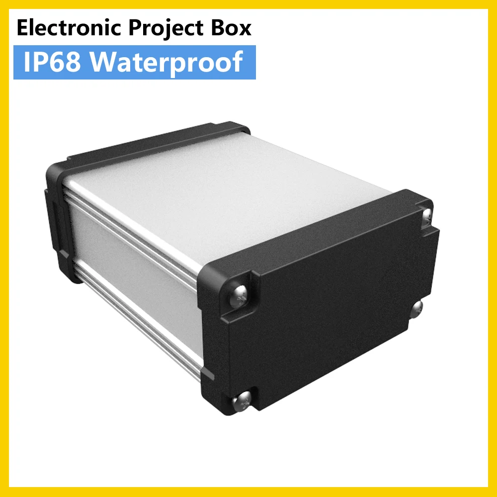 Waterproof Black DIY Housing Instrument Case Project Box Storage Case Electronic Supplies Enclosure Boxes M03 100*50mm
