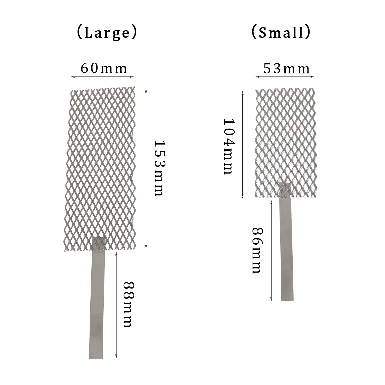 Galvanoplastia Titanium Mesh com Handle, Galvanoplastia Mesh Electrodo, Ouro e Prata Jóias, Galvanoplastia Positivo, 1Pc