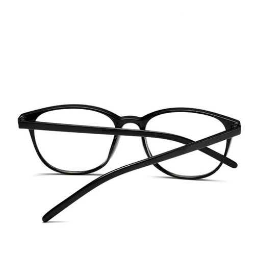 Imagen 2 del producto Gafas para miopía con acabado de remaches, gafas ovaladas con revestimiento de película azul para miopía-1,0-1,5-2,0-2,5-3,0-3,5-4,0-4,5-6,0