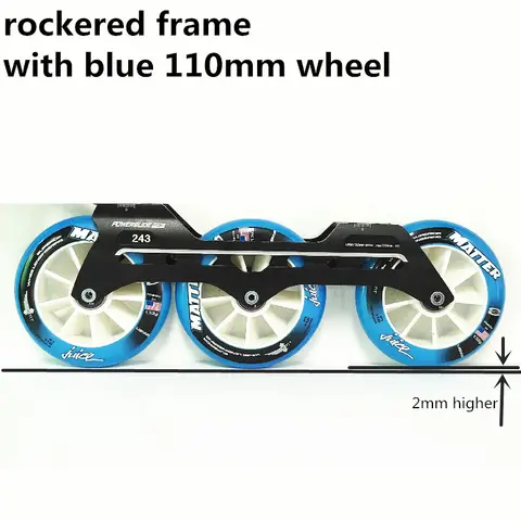 인라인 스피드 스케이팅 베이스 휠 콤비네이션 롤러 프레임, 110 타이어 쾌락 도구 FSK 165mm 180mm 243mm PS, 3 륜, 110mm, 3X110mm 인라인 스피드 스케이팅 베이스 휠 콤비네이션 롤러 프레임, 110 타이어 쾌락 도구 FSK 165mm 180mm 243mm PS, 3 륜, 110mm, 3X110mm