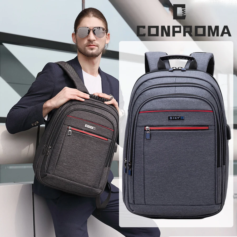 Laptop Bag New Style Business Computer Backpack Men's Travel Leisure Schoolbag For Lenovo Air Pro Macbookpro 17inch Dell Xiaomi