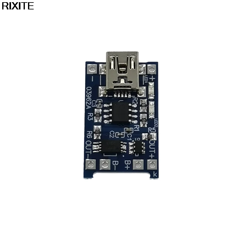 10PCS 5V 1A Type-c/Micro/Mini USB 18650 Lithium Battery Charging Board Charger Module+Protection Dual Functions TP4056 18650