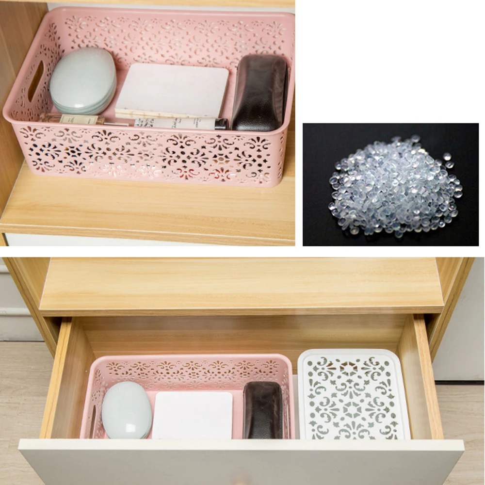 Hollow Plastic Socks Storage Box Case Underwear Baskets Closet Organizer Clothes KidsToys Kitchen Home Container Organization