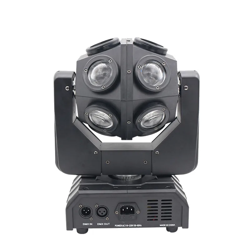 DMX512 Football Moving Head Lights 12x10w RGBW 4in1 LED Beam Light Football Light Professional DJ Bar Party Show Stage Lighting