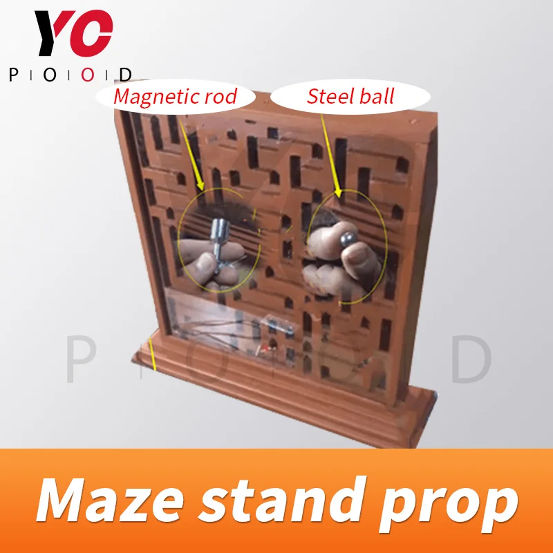 Escape room game Maze stand prop walk the maze in both size to unlock the door adventure game