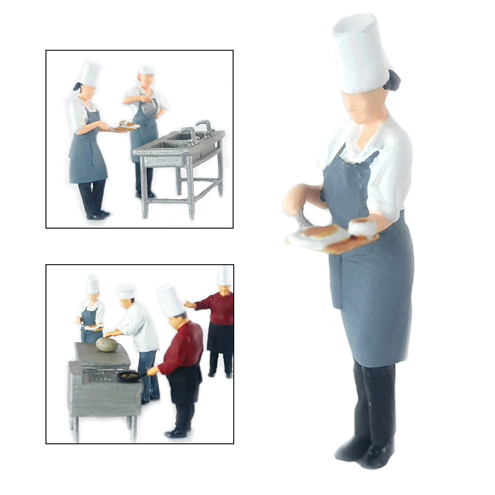 Modell Gebäude Szene 1:64 Skala Gemalten Figuren Chef Figuren Person für Modell Eisenbahn Züge