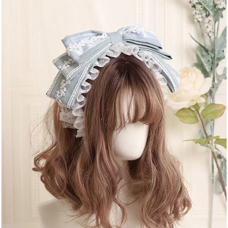 

Lolita Headband Layered Bow Hairband