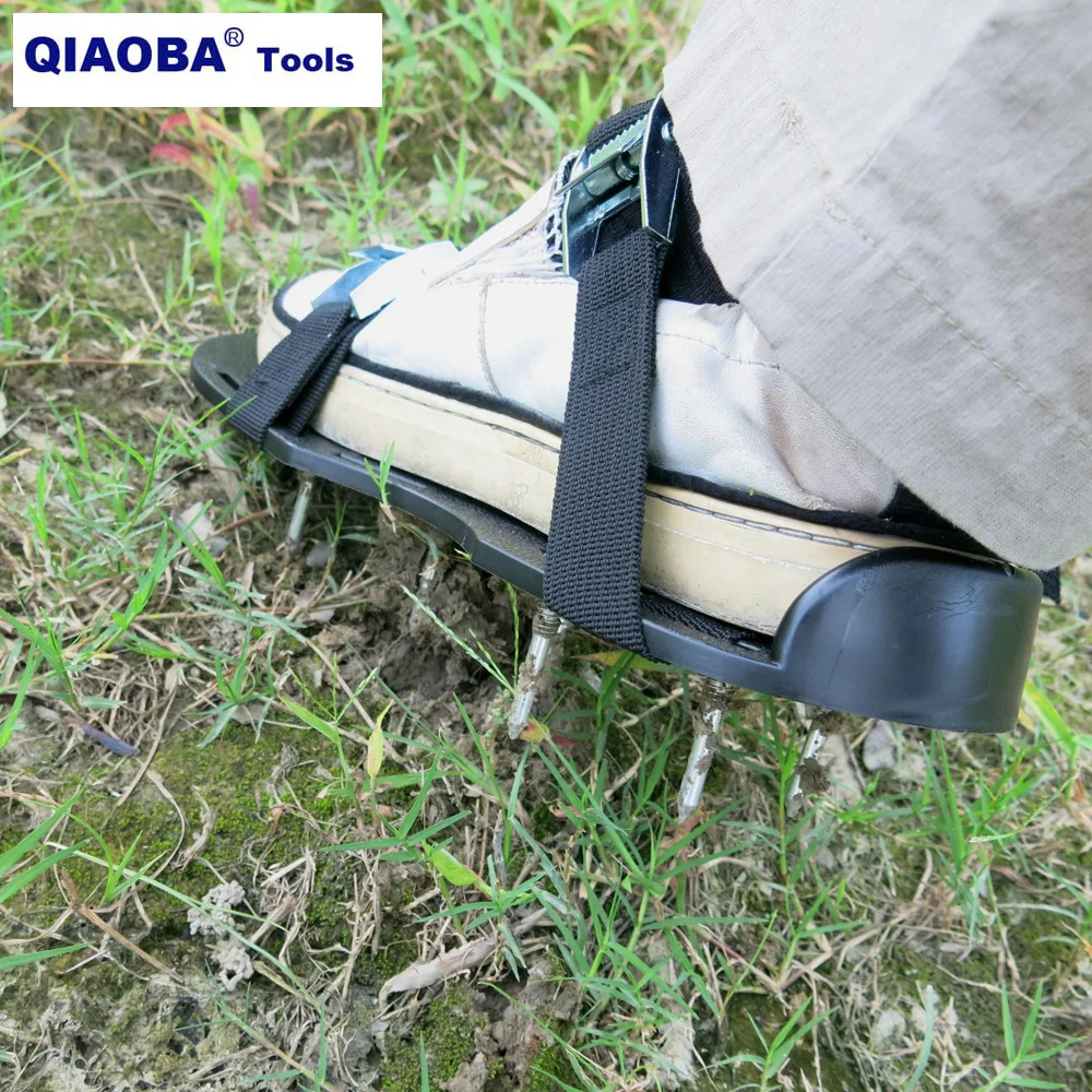 lawn aerator spiked shoes metal fastener sandals aerating spikes for lawn spike shoes