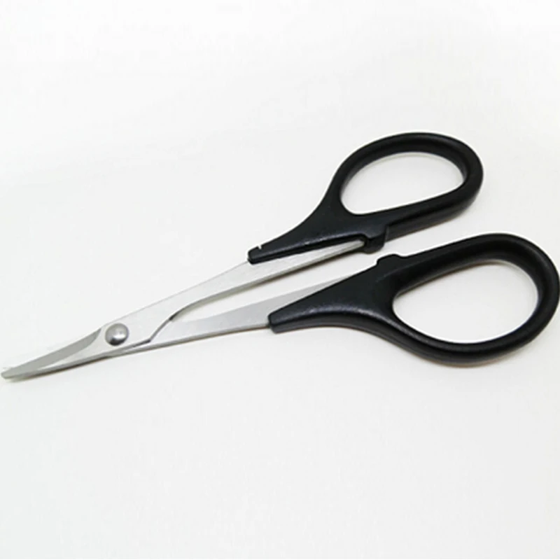 

1pcs Hard Stainless Steel RC Car Scissors Toll for RC Vehicle Buggy Truck Boat Body Shell Bodyshell Curved Scissors Tool