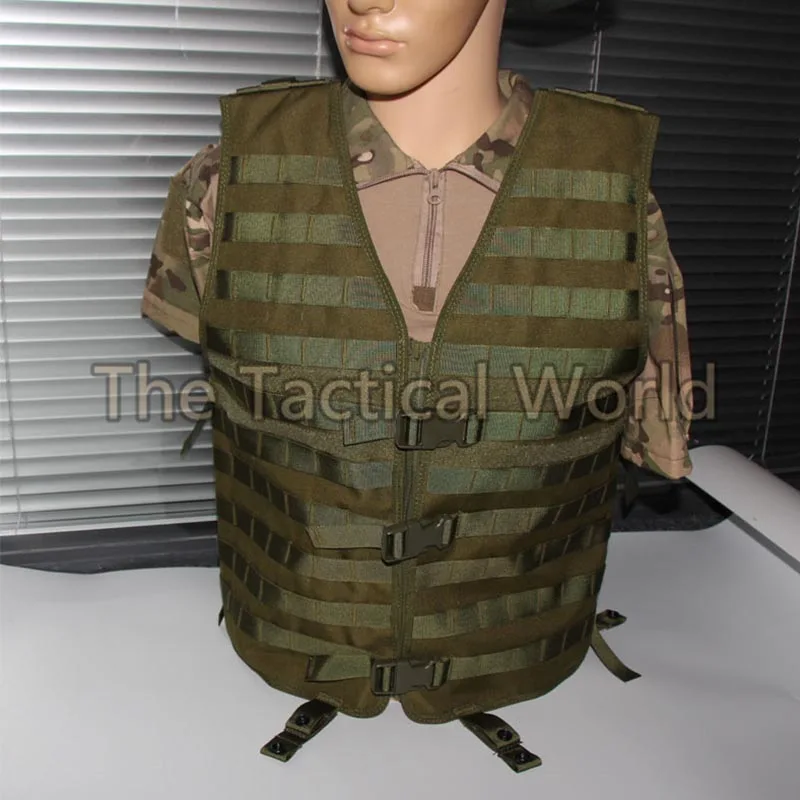 Tactical MOLLE Vest With Breathable Mesh Adjustable Outdoor Molle Modular Utility Vest For CS Wargame Hunting Accessories