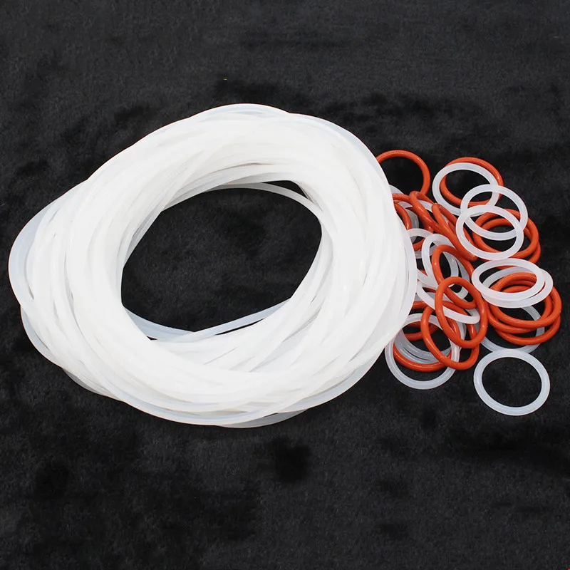 

O Ring Silicone Rubber Insulation Gasket Cushion Pad ID 54.5mm ID53mm CS3.5mm CS 2.65mm odd