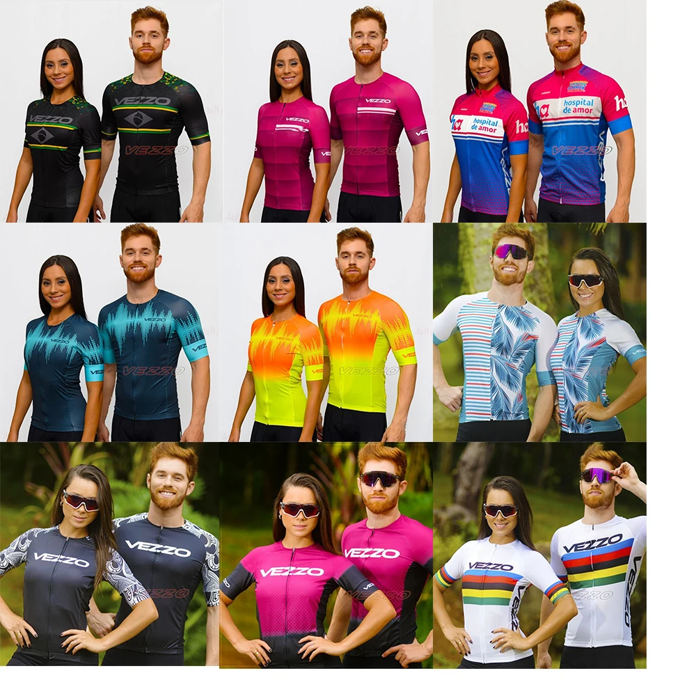 2022 Couple Summer Cycling Jersey MTB Maillot Bike Shirt Downhill Jersey High-Quality Professional Team Triathlon Suit 2-Piece