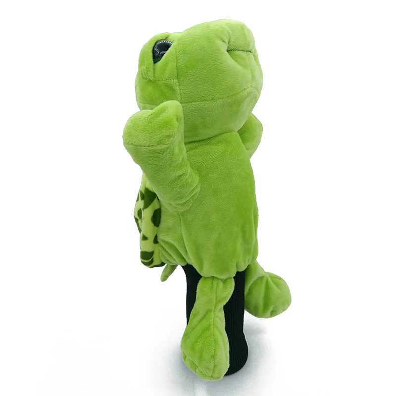 Green Sea Turtle Golf Driver Headcover Cartoon Animal Protecter Outdoor Sports Golf Clubs Cover Mascot Novelty Cute Gift