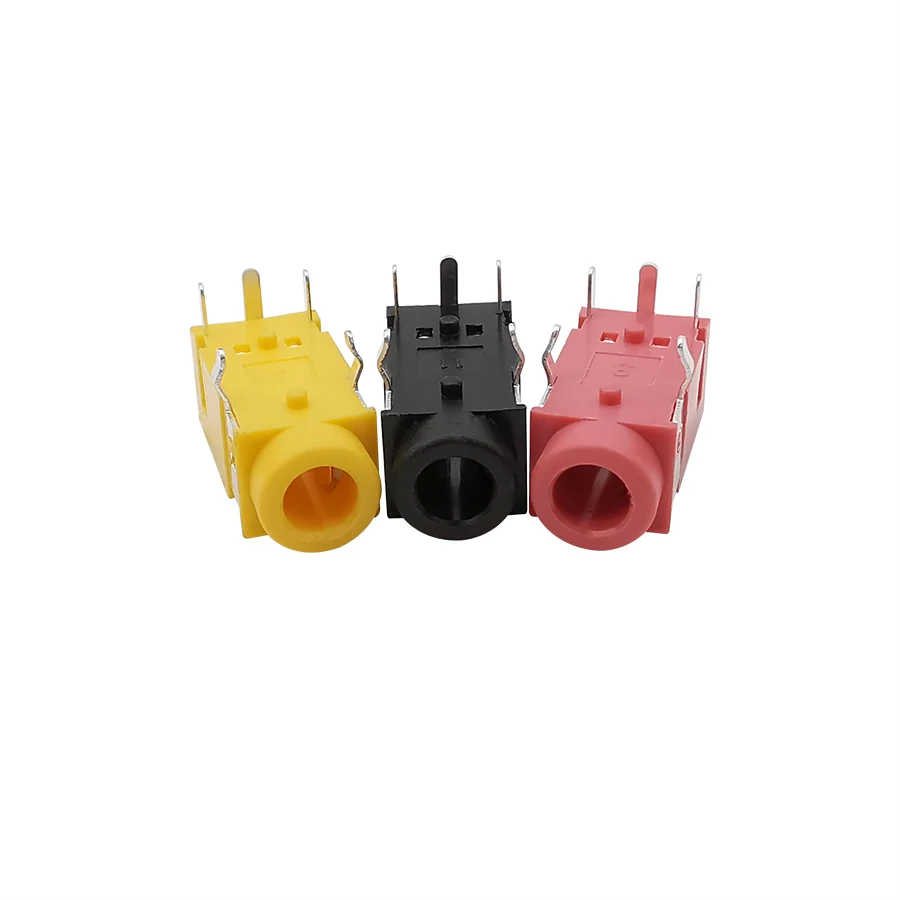 10Pcs 3.5 mm Audio Jack Socket Female Connector 3.5mm 5 Pin Stereo Headphone Jack PJ-322 PJ322