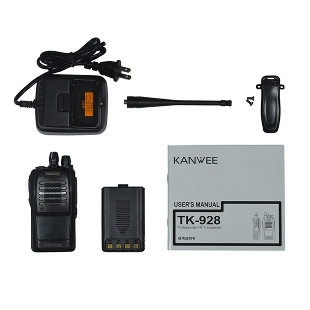Tyt walkie talkie kanwee TK-928 5 w uhf 400-470 mhz/vhf 136-174 mhz estação de rádio amador com rádio de presunto scrambler tk928