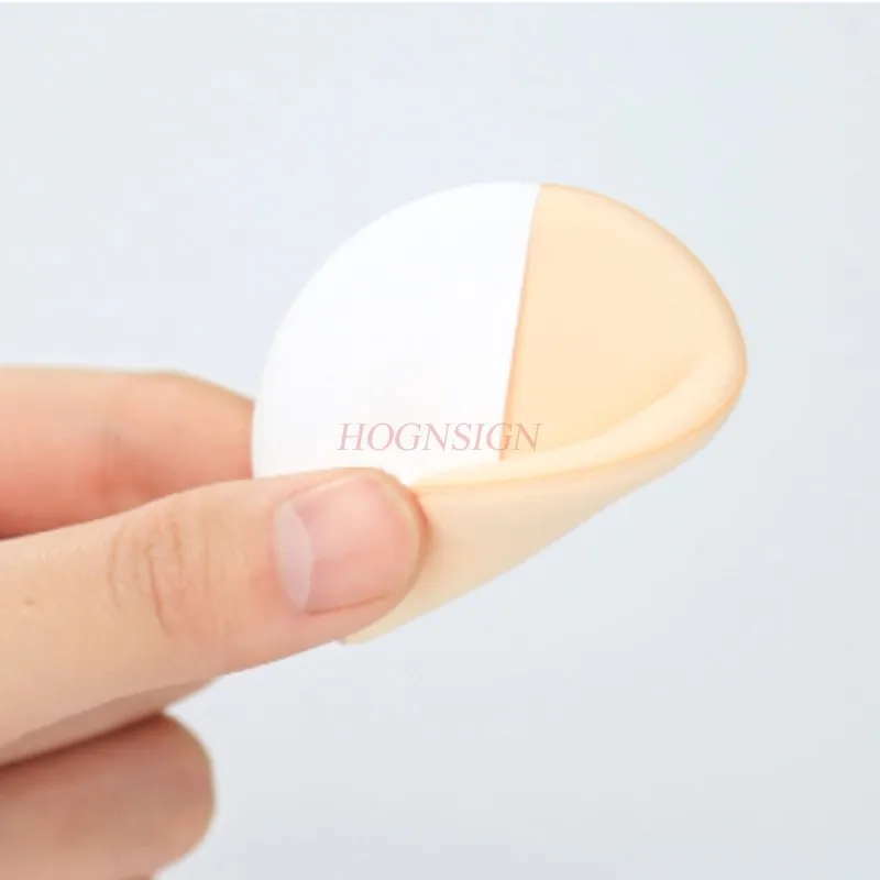 2-częściowy kremowy Puff na poduszkę powietrzną Bb Okrągły przezroczysty silikonowy Puff Bawełniana gąbka na mokro i na sucho Wyprzedaż