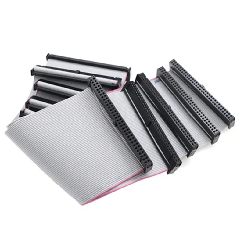 

Customized Cable 5pcs 2.54mm ISP DOWNLOAD CABLE Gray Flat Ribbon Data Cable FOR DC3 IDC BOX HEADER