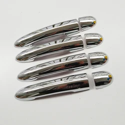 For Renault LAGUNA 3 III 2009 2011 2012 ABS chrome Door handle catch cover Trim cap auto accessories 8pcs