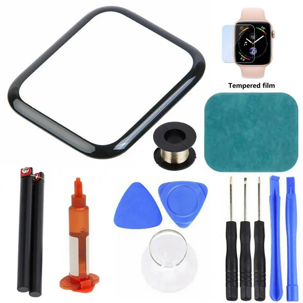 Screen repair kit for Apple Watch Series 2/3/4/5/6 38mm 42mm 40mm 44mm front UV glue screen repair kit glass replacement kit