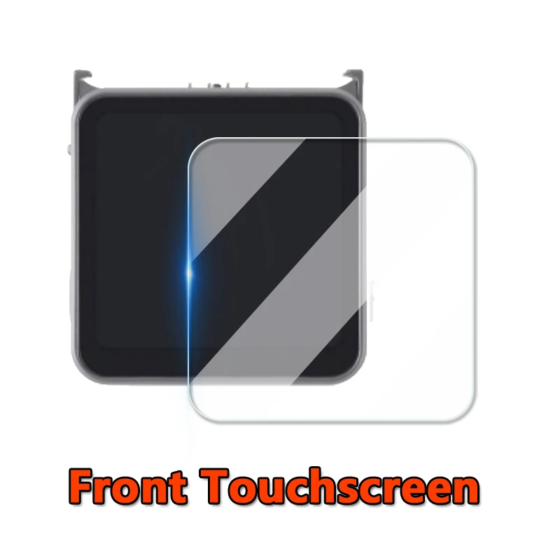 3ピース/セット強化ガラスdji osmoアクション2スポーツカメラ保護glas画面dji Action2