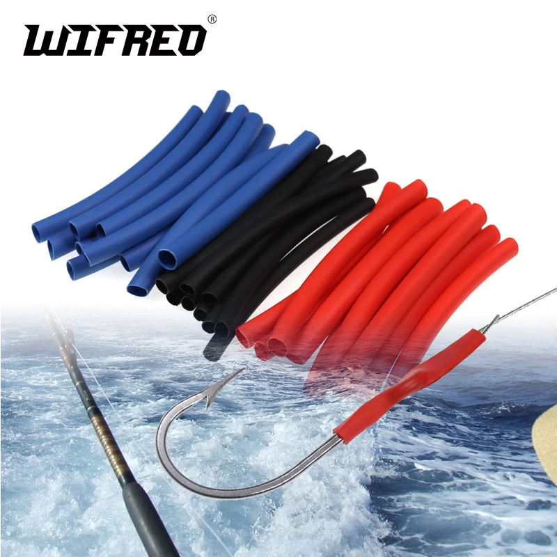 Wifreo 1PAK 3X High Quality Saltwater Fishing Shrinking Tube Carp Sea Fishing Rig Shrink Tubes Hook Shank Eye Protecting Cover