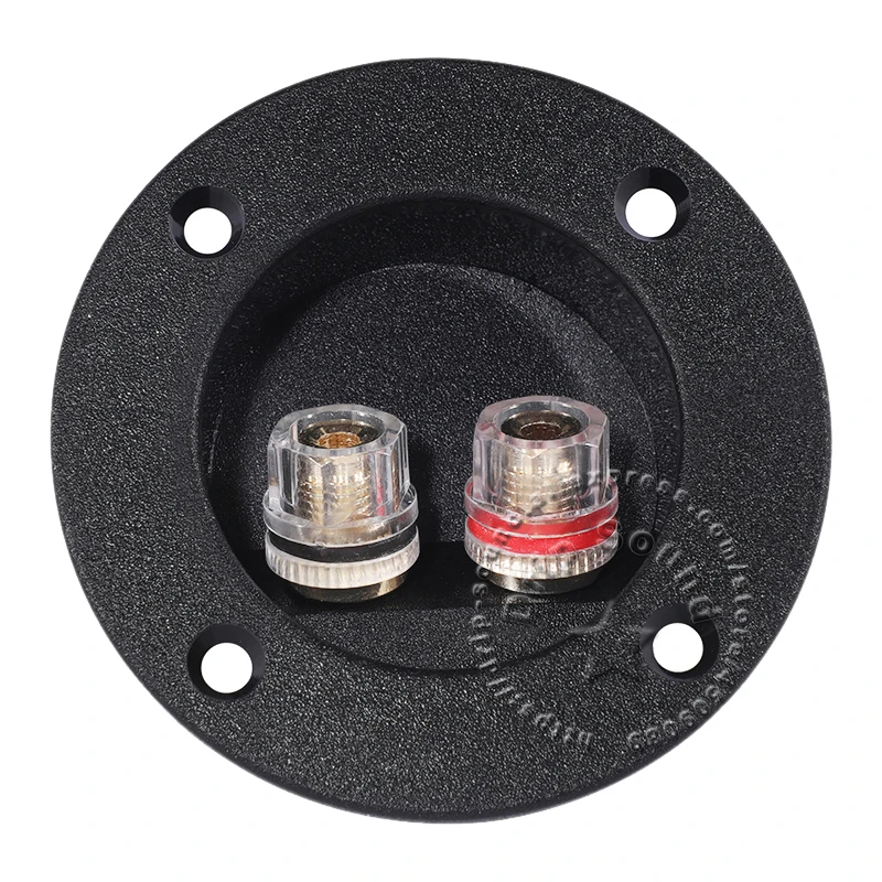 2 قطعة OD75mm الجولة 2 طريقة المتكلم صندوق وصلات الصوت مكبر الصوت النحاس الأسلاك محطة ملزمة آخر