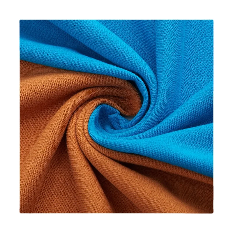 

Width 68" Solid Color Combed Comfortable Knitted Cotton Fabric By The Yard For T-shirt Coat Casual Wear Pants Material