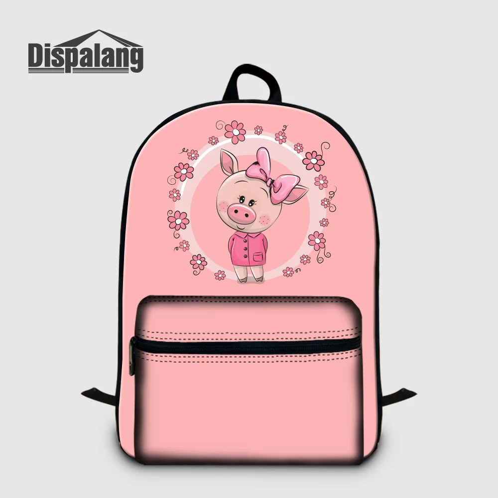 Dispalang Female Backpack For Women Cartoon Pig Animal Printed School Bags For Teenage Girls Travel Backpack Woman Laptop Bag 14