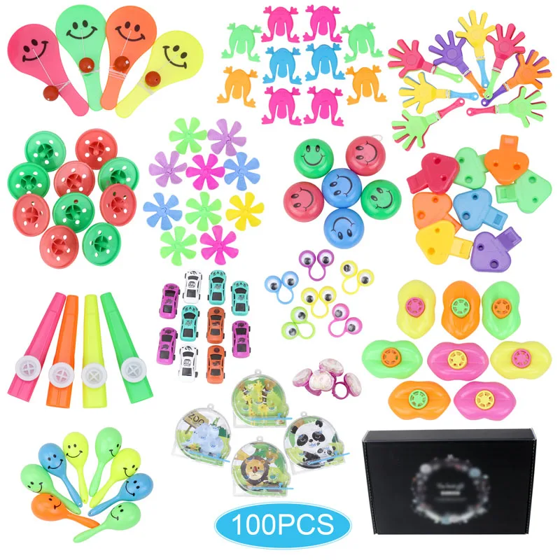 100pcs Kids Puzzle Toy Party Supplies Toys Birthday  Fillers Party Gift Classroom Treasure Box  birthday toys