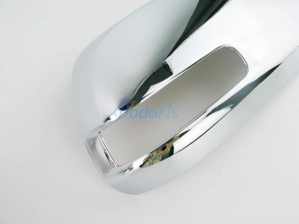 For Toyota Hilux Vigo 2012 2013 2014 Side Wing Mirror Cover With Hole Door Rear View Overlay Chrome Car Styling Accessories