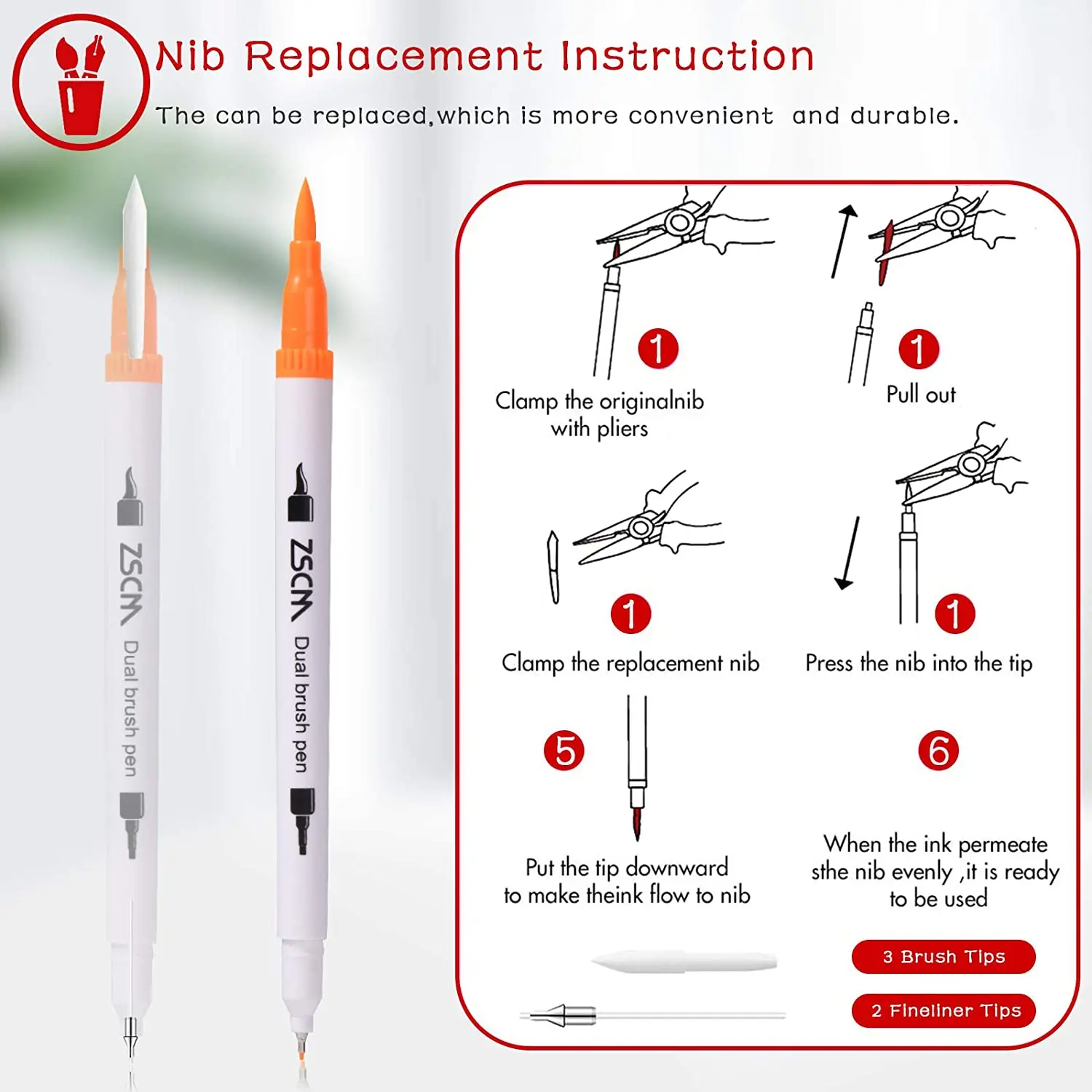 Bàn Chải Bút Nghệ Thuật Đánh Dấu ZSCM 72 Màu Nghệ Sĩ Mỹ Đầu Cọ Tô Màu Bút Cho Trứng Phục Sinh Tranh Tô Màu Dành Cho Người Lớn Sách