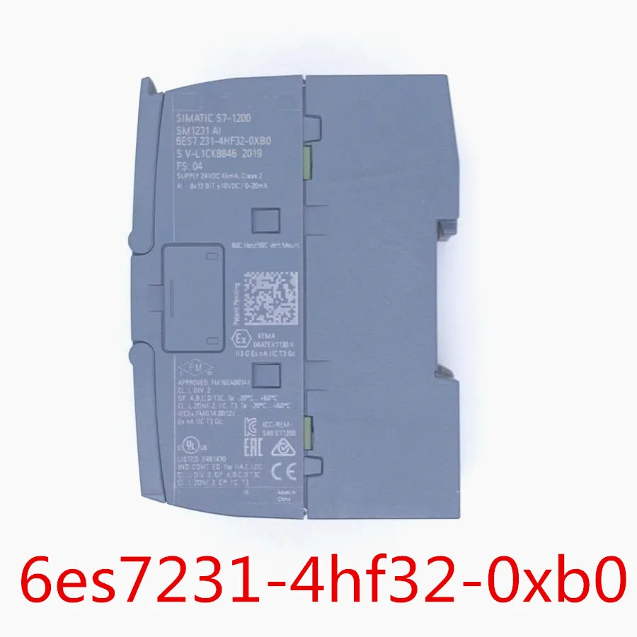 

Original S7-1200 Analog input SM 1231 Module 6ES7231-4HF32-0XB0 6es7231-4hf32-0xb0 1200 module 12 bit+sign (13 bit ADC)