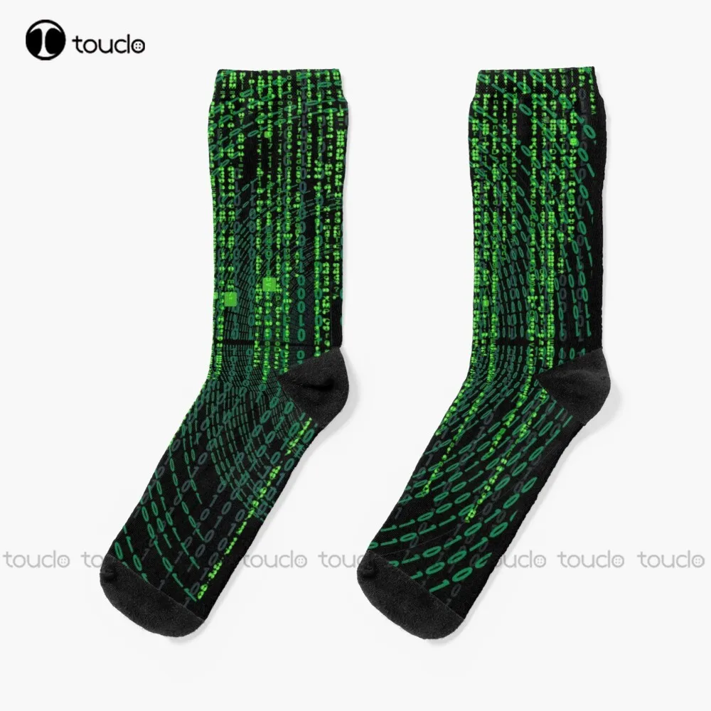 

Caught In The Matrix Socks Girls Socks Personalized Custom Unisex Adult Teen Youth Socks 360° Digital Print Hd High Quality