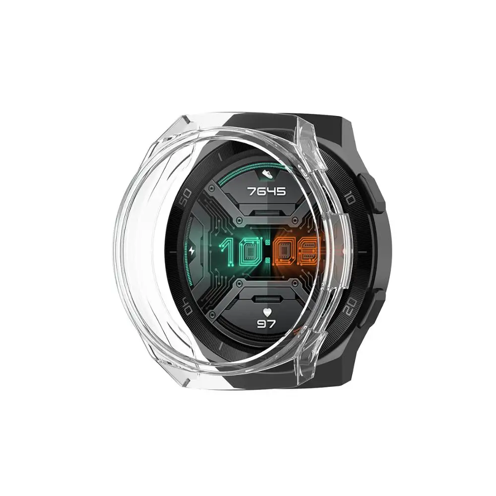 Soft Clear TPU Protector Case Cover For Huawei Watch GT 2e Protective Shell