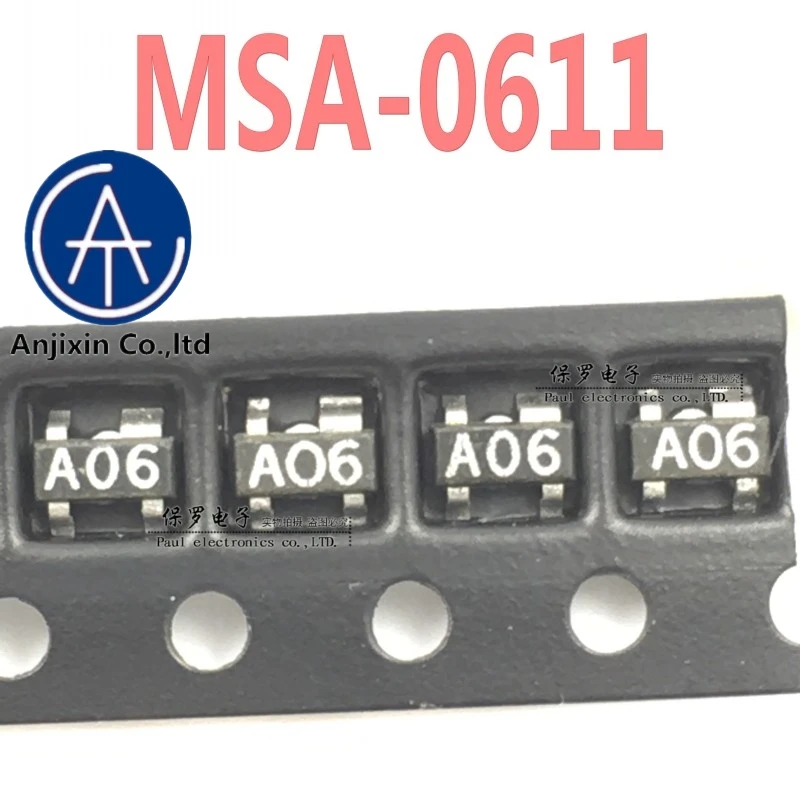 10pcs 100% orginal and newRF amplifier MSA-0611-TR1 MSA-0611 silk screen A06 SOT-143 real stock