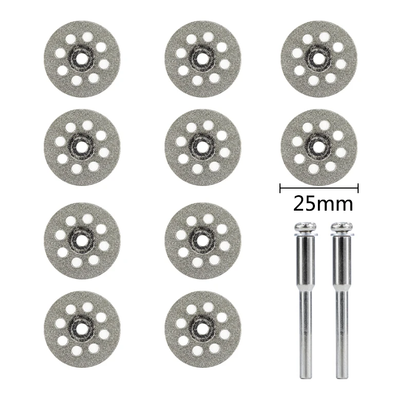 CMCP – lame de scie à disque de coupe en diamant, HSS, routage, mèches pour outil rotatif Dremel, ensemble d'outils de coupe de pierre et de bois, 22 pièces