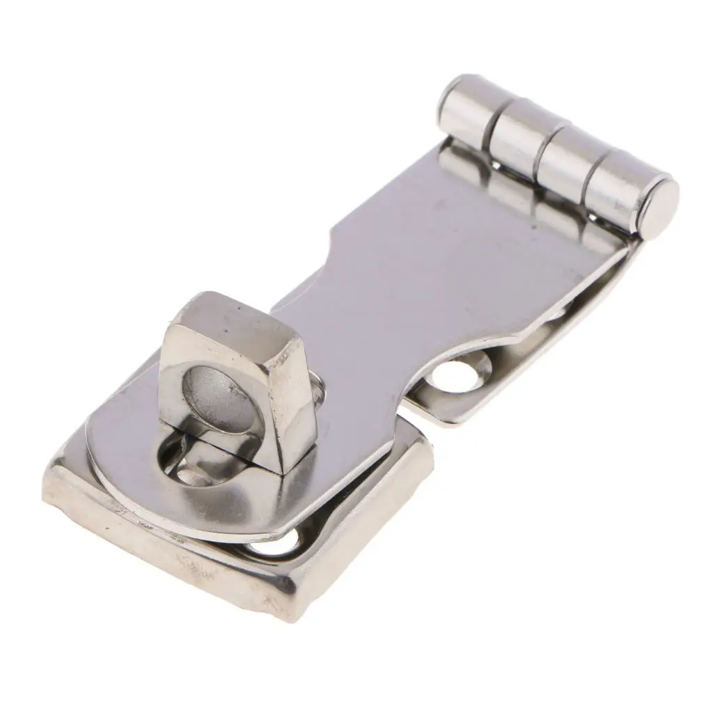 Stainless Steel Padlock Doorknob Rotary Hinge Boat Accessory Box Lock Padlock