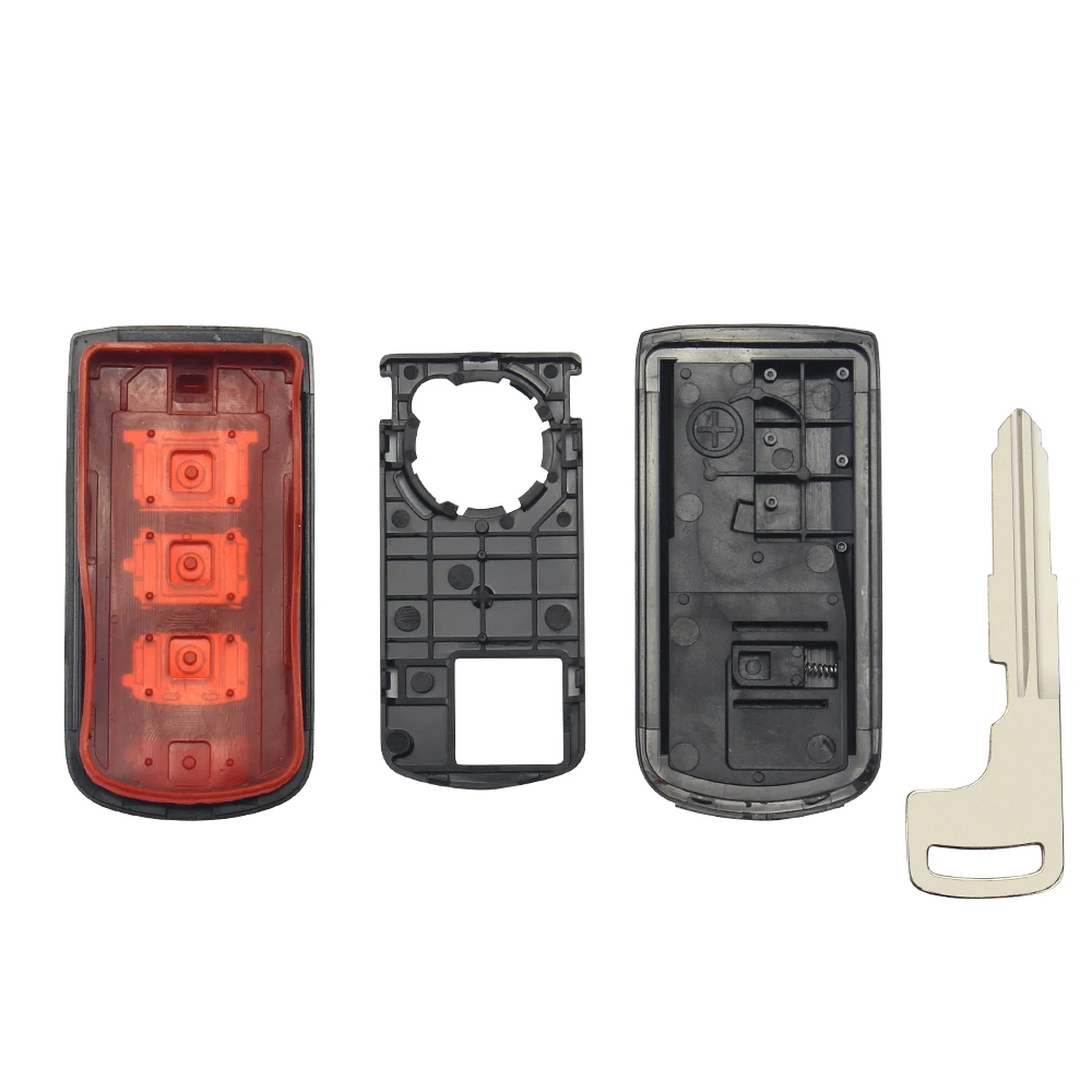 KEYYOU 2/3/4 przyciski samochodu zdalnego inteligentny klucz Shell wymiana dla Mitsubishi ASX Outlander Sport Pajero Montero Lancer RVR