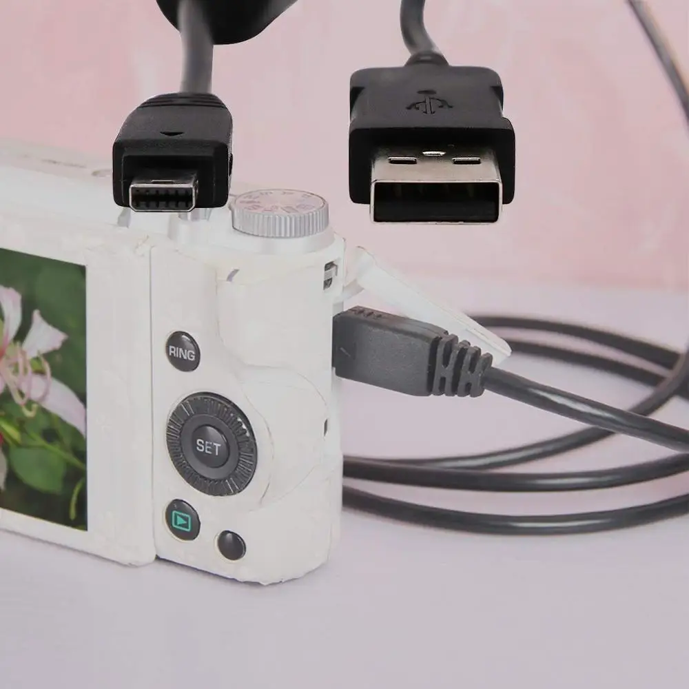 교체 USB 데이터 충전 케이블 12Pin USB 포트 전원 코드 Casio Exilim 카메라 EX-S10 S12 H10 F1 FS10 FC100