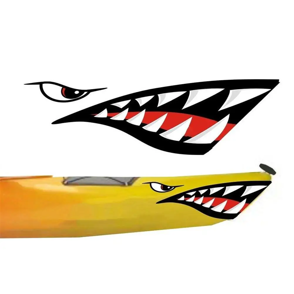 Autocollant Requin Paul et Shark Mon Expérience Réelle avec ces Décals pour Bateau de Rameur
