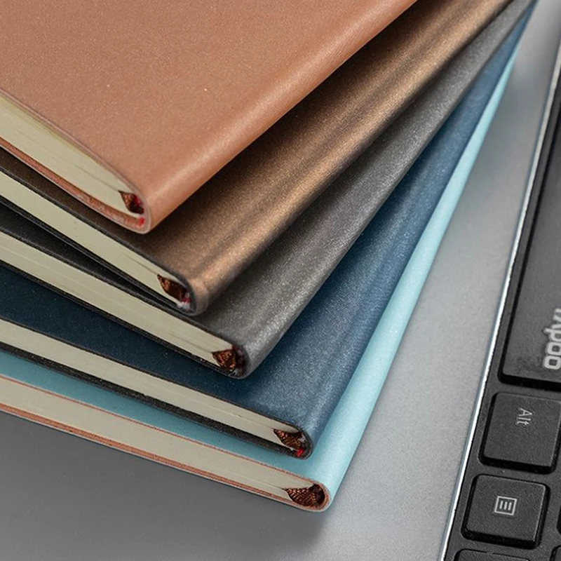 Bronzing A5 Notebook Thicken Notepads Diary Agenda 2021 Weekly Planner Writing