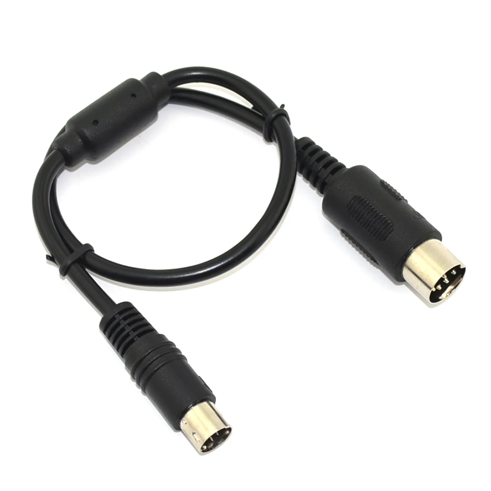 100PCS 0.4m Black Connector Link Patch Cable for SEGA 32X To Genesis 1 Generation Console