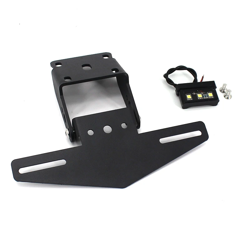 For Duke 250 390 2017 2018 2019 CNC Motorcycle Tail Fender Eliminator License Plate Holder Plate with LED Light